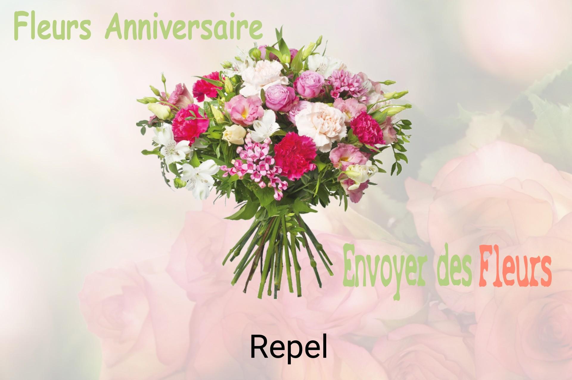 Bouquet de fleurs d’anniversaire livré à Repel