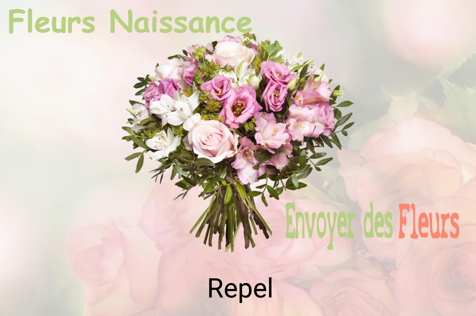 Bouquet de fleurs de naissance livré à Repel